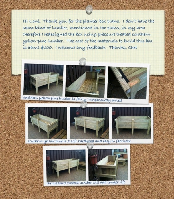 Planter Box - Chet DIY Planter Box Plans