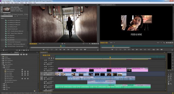 Adobe Premiere Pro timeline