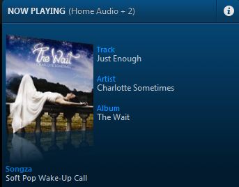 Songza Now Playing