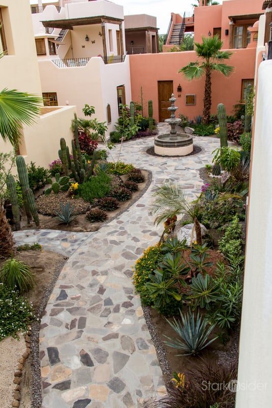 Courtyard in Loreto Bay cluster