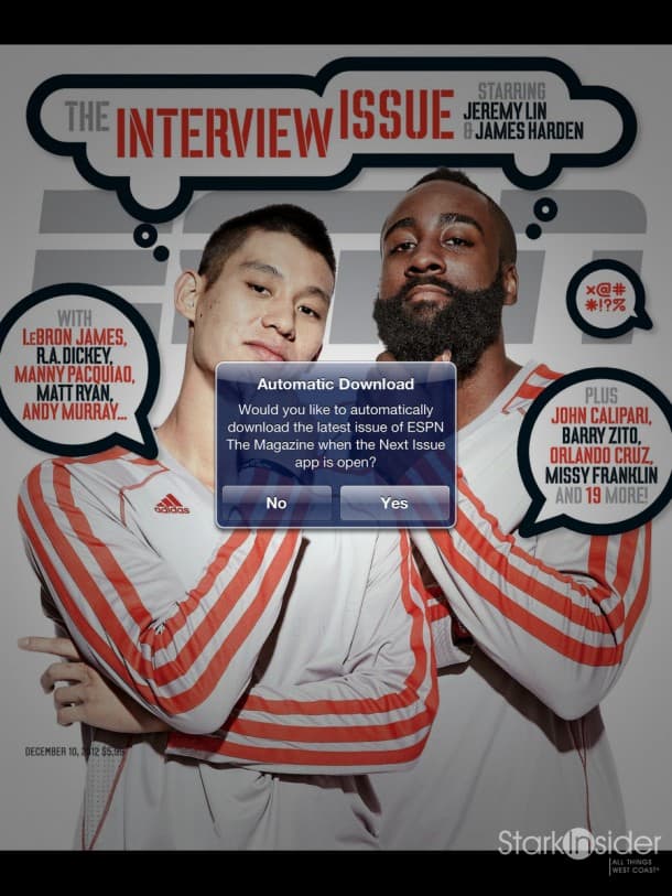ESPN The Magazine - iPad Next Issue app