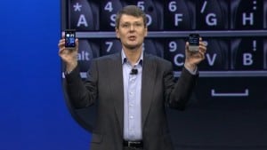 BlackBerry CEO Thornsten Heins BlackBerry CEO Thornsten Heins unveiled the Z10 and N10 smartphones, the first to run the new BlackBerry 10 operating system.