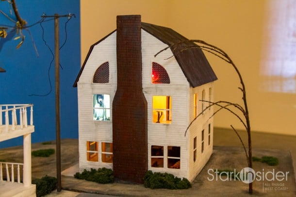 The Amityville Horror miniature model by Tracey Snelling