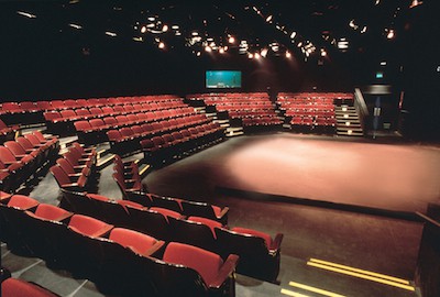 Interior of San Jose Stage theater, downtown San Jose.