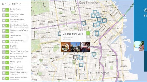 Foursquare Review - Windows 8 Foursquare Review - Windows 8