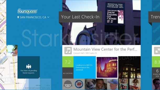 Foursquare Review - Windows 8 Foursquare Review - Windows 8