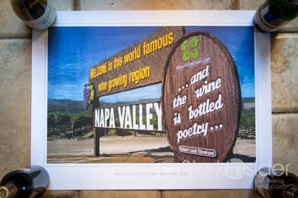 Napa Valley Welcome Sign Poster Napa Valley Welcome Sign Poster