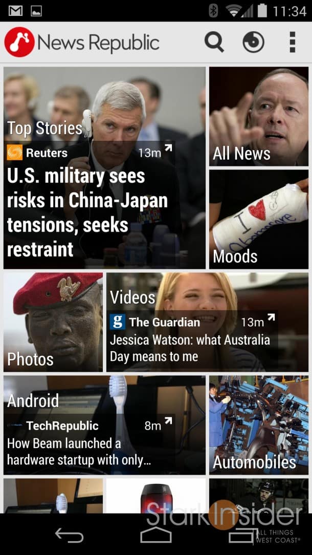 News Republic app for iOS and Android News Republic app for iOS and Android