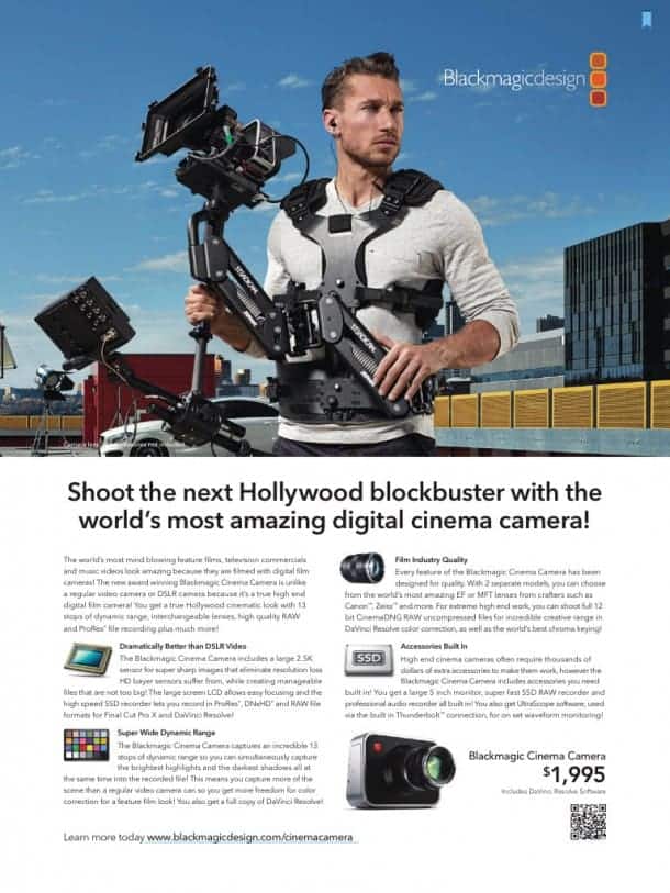 Blackmagic Cinema Camera Blackmagic Cinema Camera