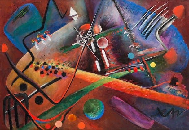 Cono Roso by Rudolph Bauer Cono Roso by Rudolph Bauer, 1918.