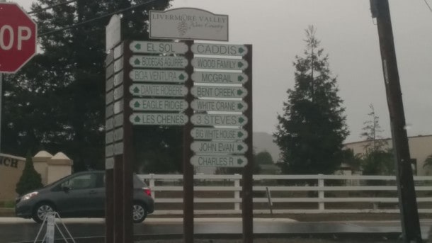 Livermore signposts. Who needs Google Maps?