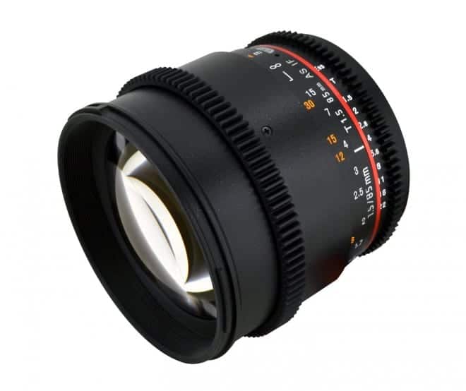Rokinon CV85M-C 85mm t/1.5 Aspherical Lens for Canon with De-Clicked Aperture and Follow Focus Compatibility Fixed Lens Rokinon CV85M-C 85mm t/1.5 Aspherical Lens for Canon with De-Clicked Aperture and Follow Focus Compatibility Fixed Lens