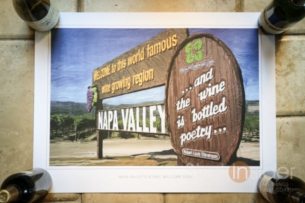 Welcome Sign Napa Valley