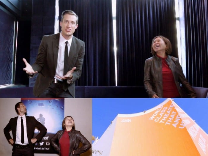 Matilda Musical - backstage interview San Francisco Matilda Musical - backstage interview San Francisco