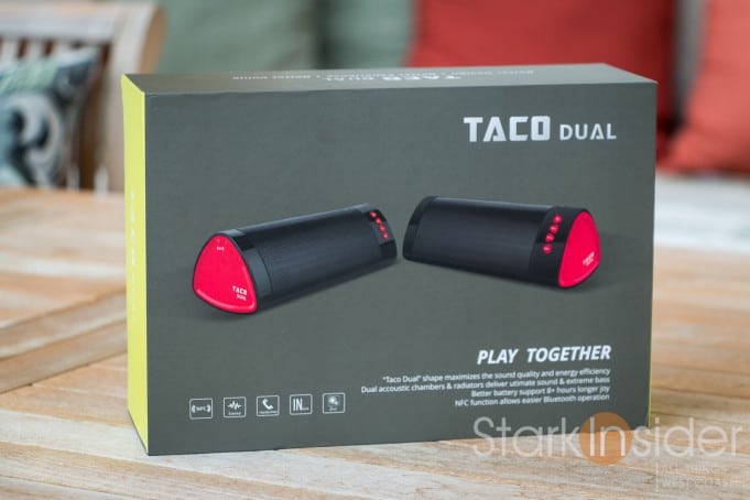 iDeaUSA Taco Dual Boombox Stereo Sound Speaker (Review)