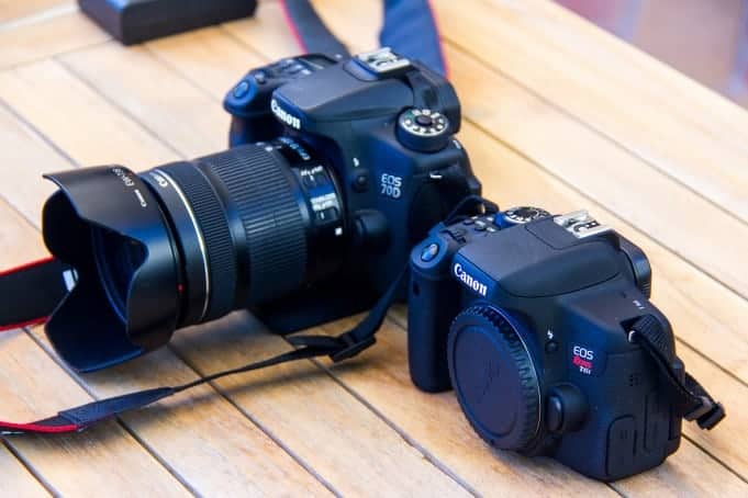 Canon EOS 70D and Canon EOS Rebel T6i