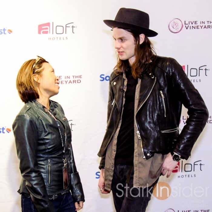 Loni Stark with James Bay Interview - Live in the Vineyard