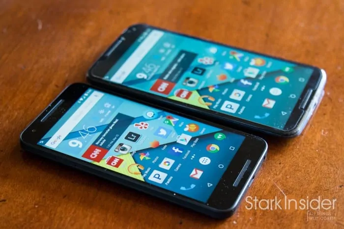 LG Nexus 5X vs. Motorola Nexus 6 - Screen