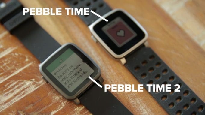 Pebble Time vs Pebble Time 2 bezel size
