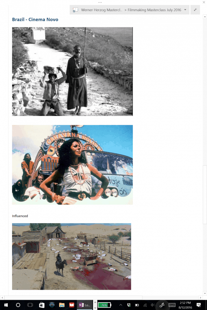 Cinema Novo influence Alejandro Jodorowsky?