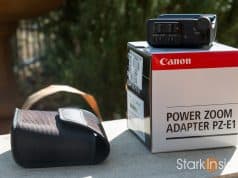 Canon PZ-E1 Power Zoom Adapter - Test with Video