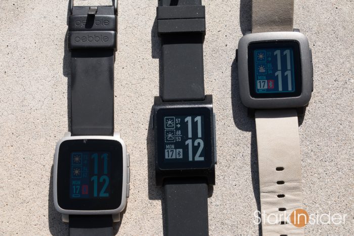 Pebble 2 Smartwatch Review - Screen comparison Pebble Time