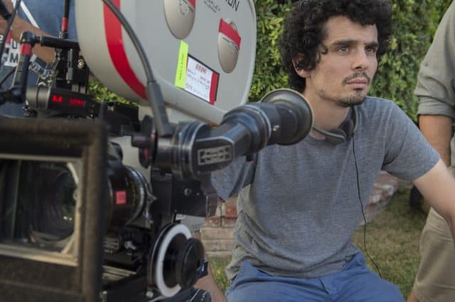 Damien Chazelle directing on set of LA LA LAND. Photo courtesy: Summit.