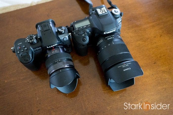 Panasonic GH5 vs. Canon EOS 80D
