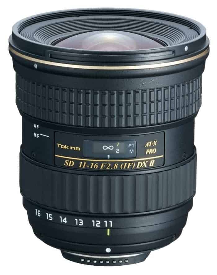 Tokina 11-16mm f/2.8 AT-X116 Pro DX II Digital Zoom Lens