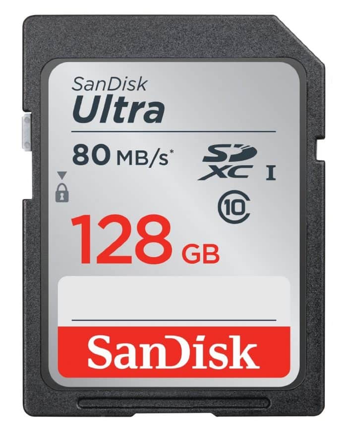 SanDisk 128GB Ultra UHS-I Class 10 SDXC Memory Card