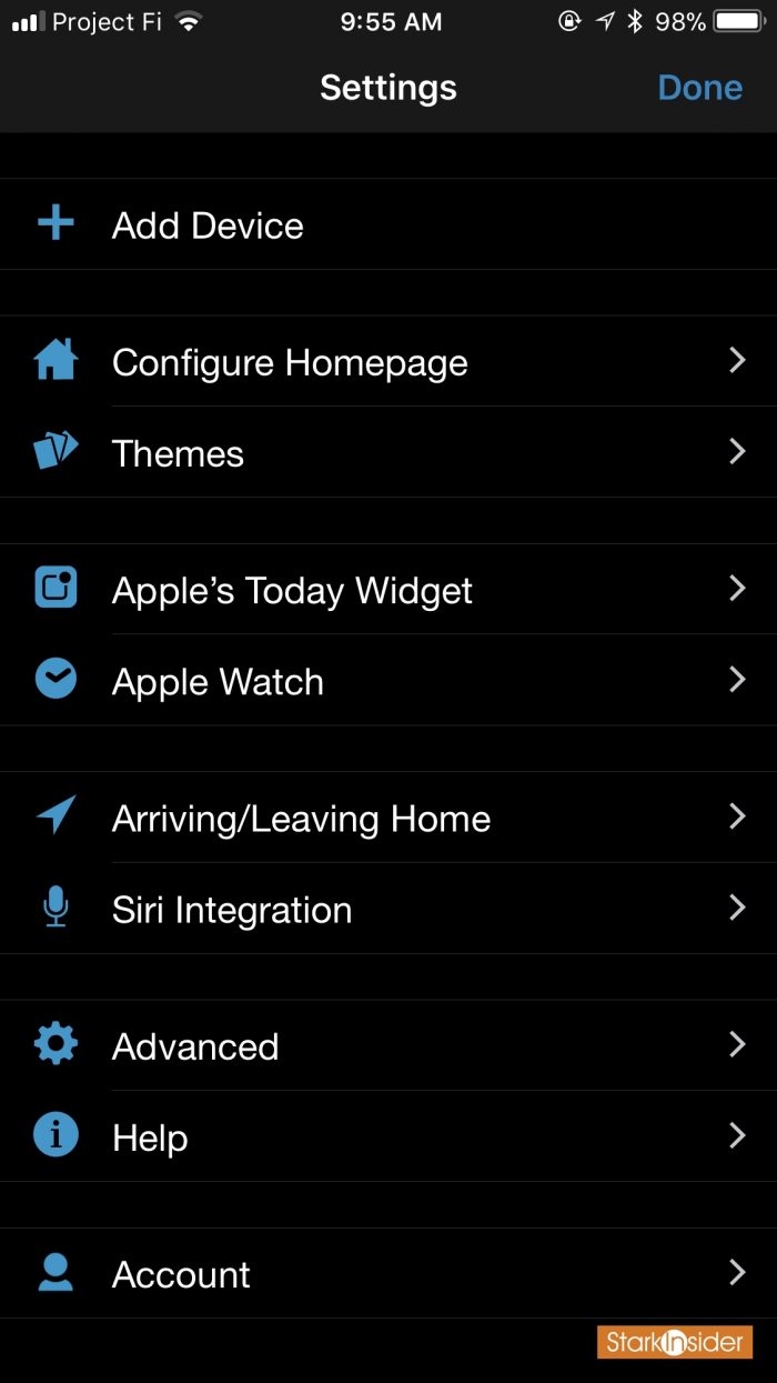 Lutron Caseta App for iOS
