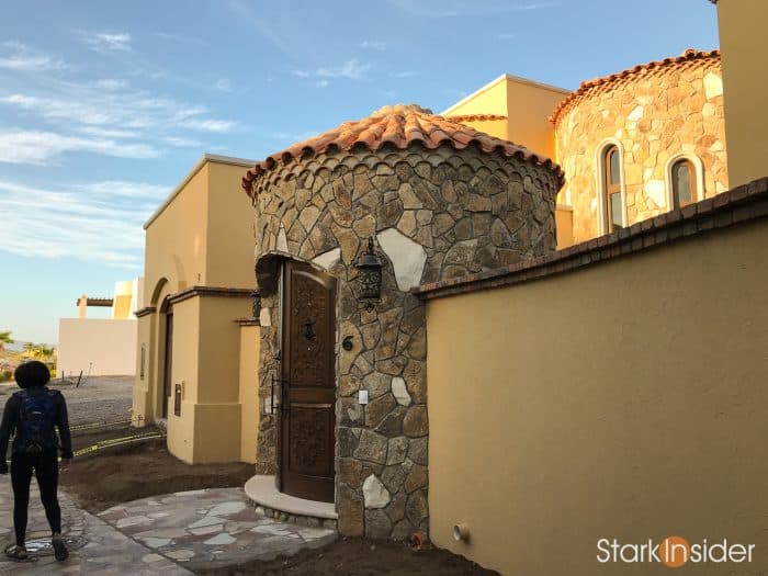 Custom home under construction in Loreto Bay, Baja California Sur.