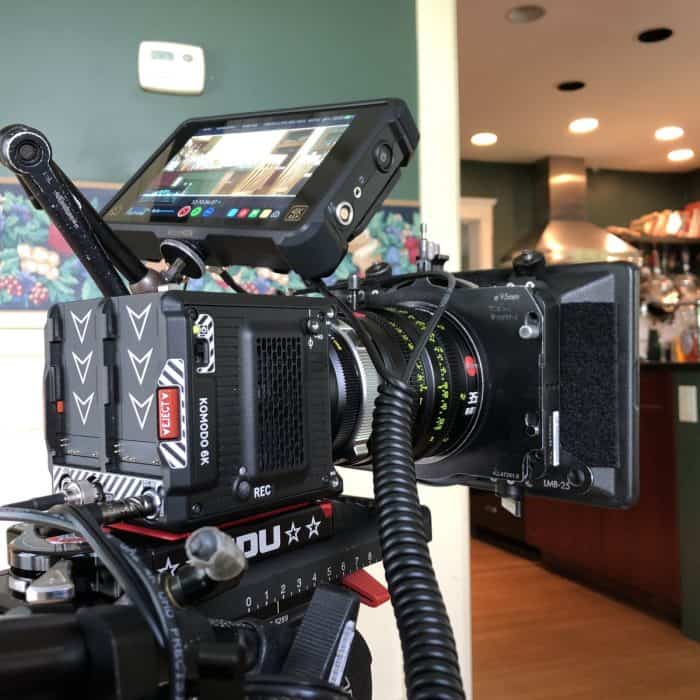 RED Komodo 6K on set of Steven Soderbergh film
