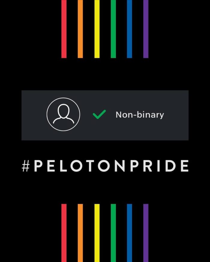 Non-Binary Peloton Option App Bike Tread