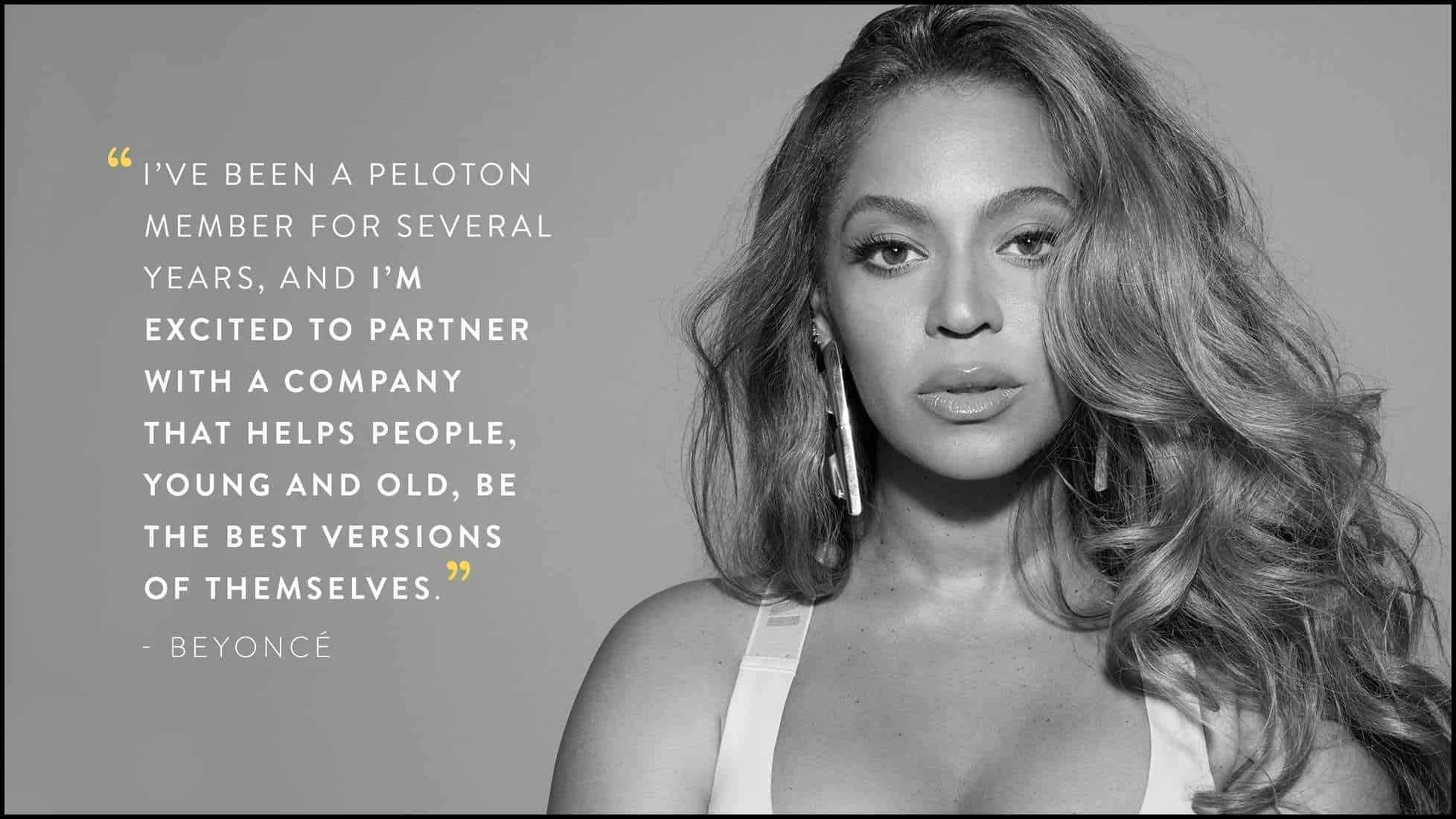 Beyoncé and Peloton partnership - Artist Series workouts - Announcement