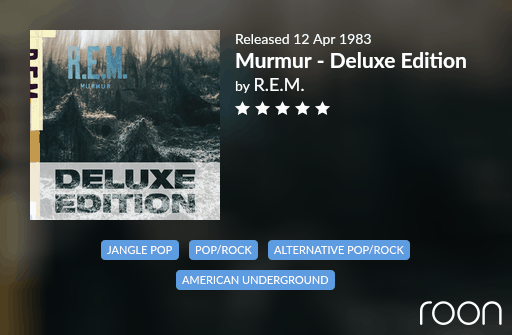 Murmur Allmusic Review 1983 REM revisited