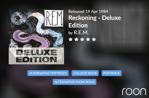 Reckoning Allmusic Review 1984 REM revisited