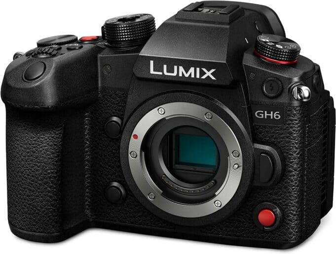 Panasonic LUMIX GH6, 25.2MP Mirrorless Micro Four Thirds Camera with Unlimited C4K/4K 4:2:2 10-bit Video Recording, 7.5-Stop 5-Axis Dual Image Stabilizer – DC-GH6BODY