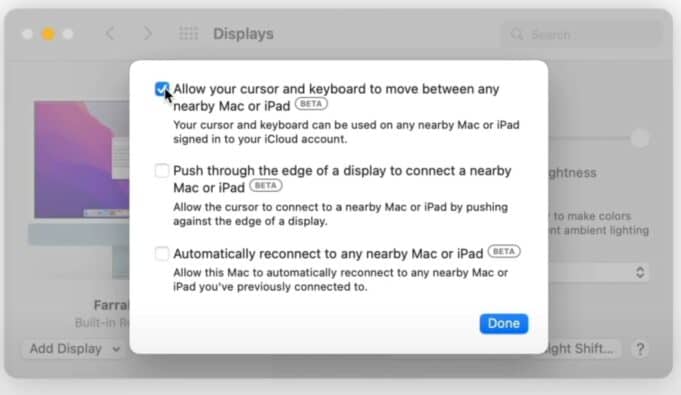 How to use Universal Control on Mac and iPad