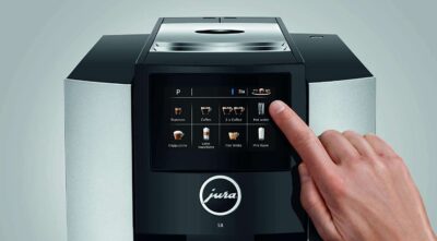 Jura Sale - Touchscreen display on the Jura S8 automatic espresso machine