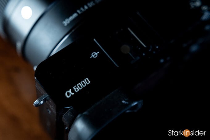 Sony a6000 top faceplate and hot shoe