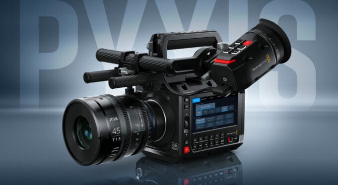 Blackmagic PYXIS 6K with optional viewfinder