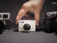 Yashica I'm Back Micro Mirrorless compared to DSLR mirrorless size