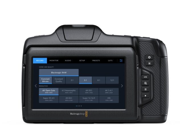 Blackmagic Cinema Camera 6K Price Drop - Discounted by 40% sale