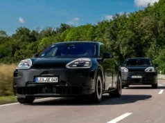Porsche Cayenne EV public road tests