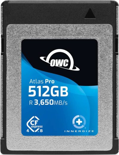 Other World Computing (OWC) Atlas Ultra CFexpress Type B Memory Cards Approved for Use by Blackmagic with Blackmagic PYXIS 6K and Blackmagic URSA Cine Digital Film Cameras