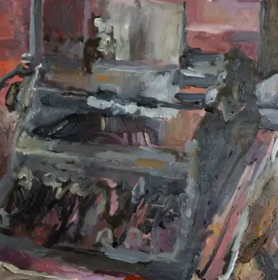 Editorial workspace showing heavy revisions and corrections, representing AI's tendency to polish human communication until authentic voice disappears