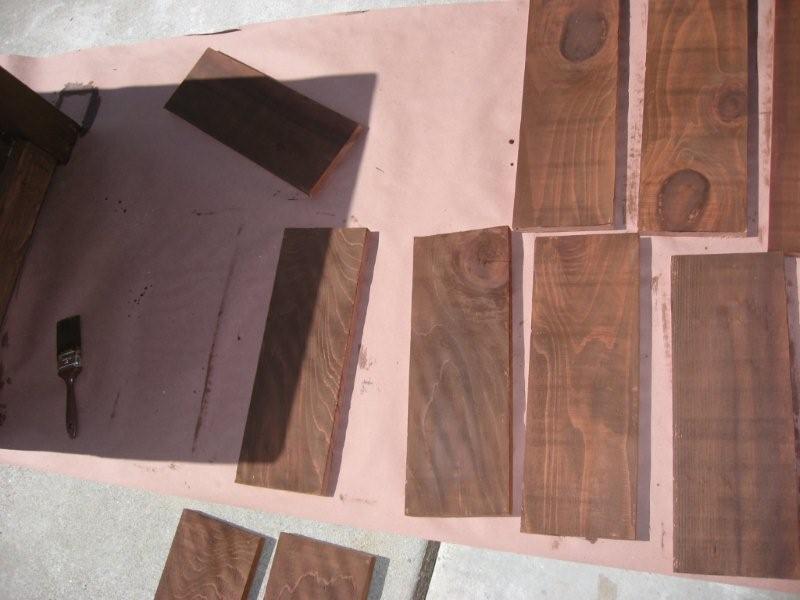 Planter box wooden panels for bottom