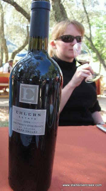 Ehlers Estate One Twenty Over Eighty at the October 2008 Harvest Party in St. Helena, Napa IMG_6547