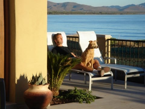 Lola and Rich at home Lola and Rich at home